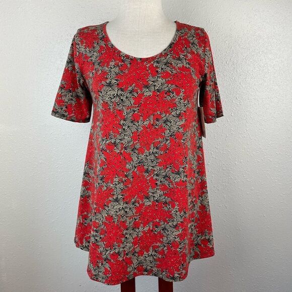 NWT Lula Roe Floral Top Size XS - Picture 1 of 6